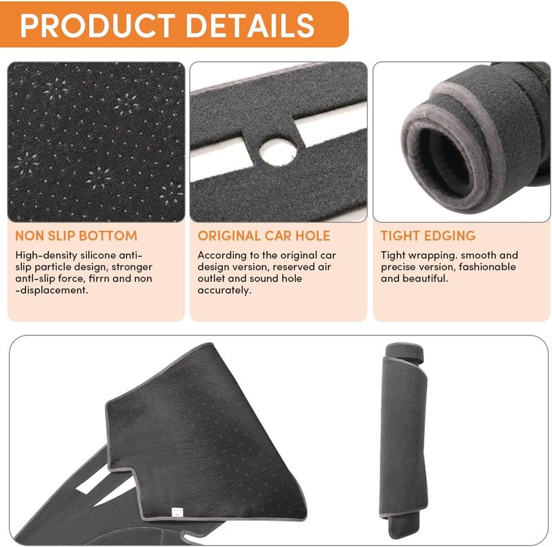ZIYIZE Dash Cover Mat for Toyota Camry 2007 2008 2009 2010 2011 Dashboard Cover Mat Interior Accessories Non-Slip Pad Carpet Sunshield Protector - Image 2